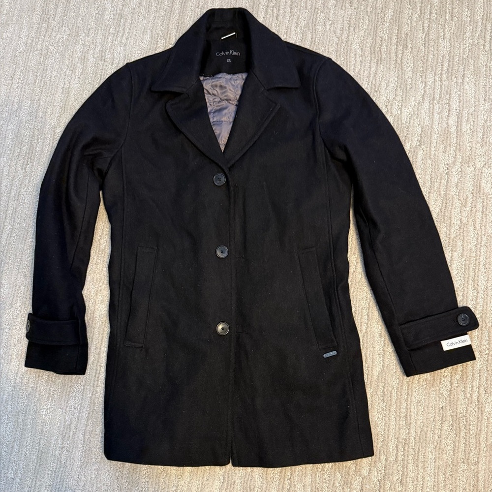 Mens XS Calvin Klein pea coat